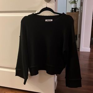Oversized black sweater